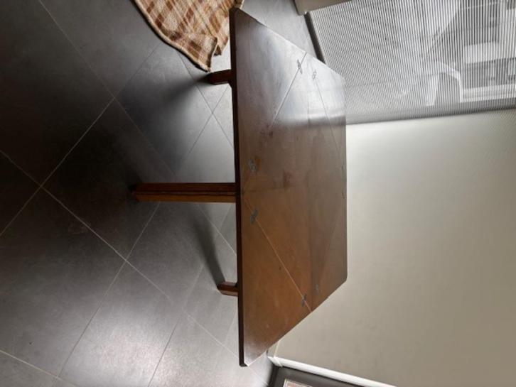 Rosenthal tafel uitklapbaar, Huis en Inrichting, Tafels | Bijzettafels, Gebruikt, Rechthoekig, 60 cm of meer, 75 cm of meer, Hout