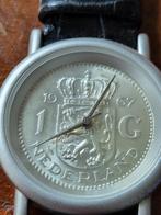 Money Watch Horloge met zilveren Gulden 1967, Overige merken, Staal, Polshorloge, Ophalen of Verzenden