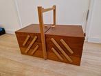 Antieke naaikist naaidoos, Ophalen of Verzenden, Minder dan 45 cm