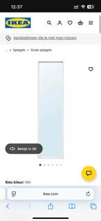 Spiegel IKEA, Doe-het-zelf en Verbouw, Plinten en Afwerking, Ophalen of Verzenden, Gebruikt, Plinten