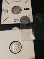 3 VERSCHILLENDE ZILVEREN DUBBELTJES NEDERLAND., Postzegels en Munten, Munten | Nederland, Ophalen of Verzenden, Koning Willem III