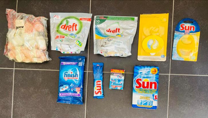 Vaatwastabletten Mix - Dreft, Finish, Sun, Huis en Inrichting, Keuken | Keukenbenodigdheden, Nieuw, Ophalen