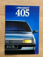 Autofolder/Brochure Peugeot 405 1988, Ophalen of Verzenden, Nieuw, Peugeot