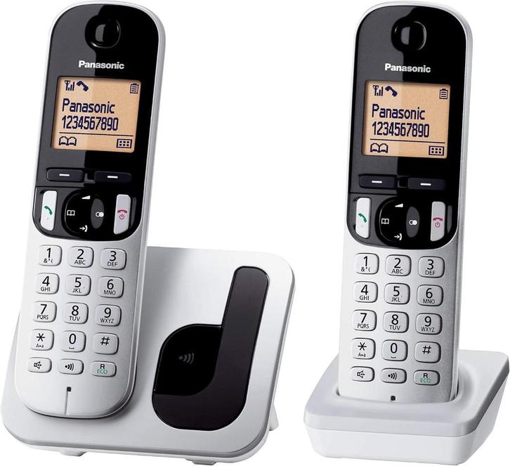 Panasonic KX-TGC212 DECT telefoon DUO 2 handsets NIEUW, Telecommunicatie, Vaste telefoons | Handsets en Draadloos, Nieuw, 2 handsets