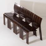 Originele Gijs Bakker stoelen voor Castelijn 1974, Huis en Inrichting, Stoelen, Ophalen, Gebruikt, Bruin, Vintage originele jaren 70 stoel van Gijs Bakker voor Castelijn