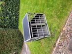 Dubbele transportbench auto, Dieren en Toebehoren, Hondenhokken, Ophalen, Zo goed als nieuw, 75 tot 110 cm