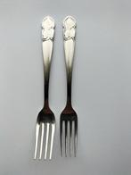 Kinderbestek Konijntje 2 vorkjes Gero Zilmeta verzilverd, Antiek en Kunst, Ophalen of Verzenden