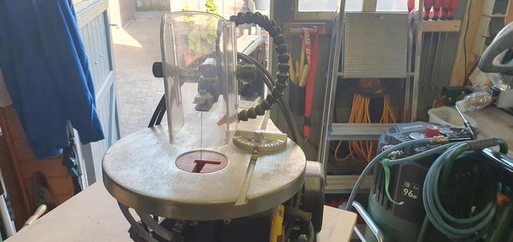 Elektrische Figuurzaag - Topcraft TFZ-4008, Doe-het-zelf en Verbouw, Gereedschap | Zaagmachines, Gebruikt, Figuurzaag, Minder dan 600 watt