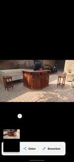 Een echte Chesterfield bar mancave toog ronde bar, Huis en Inrichting, Barren, Ophalen, Zo goed als nieuw