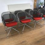 Set 8 B&B Italia Iuata iuta design stoel stoelen modern rood, Huis en Inrichting, Stoelen, Gebruikt, Ophalen, Rood