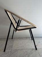 Superleuk vintage spaghetti lounge chair, stoel uit de ‘60s, Ophalen, Gebruikt, Wit, ...