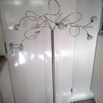 Moderne design vloerlamp met 7 kelkjes en dimmer, Ophalen, Zo goed als nieuw, Metaal, Staande kapstok