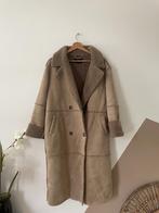 Winterjas suède, Kleding | Dames, Jassen | Winter, Beige, Ophalen of Verzenden, Zo goed als nieuw, Costes