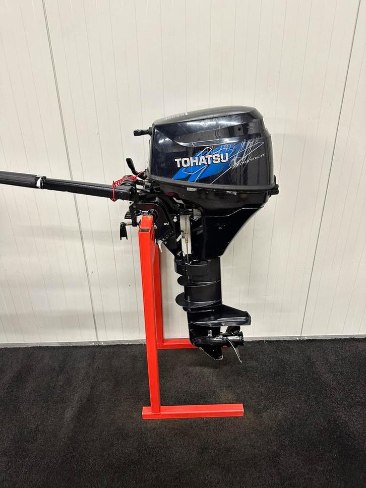 Tohatsu 8 PK 4 takt langstaart, Watersport en Boten, Buiten- en Binnenboordmotoren, Gebruikt, Benzine, Buitenboordmotor, 5 tot 10 pk