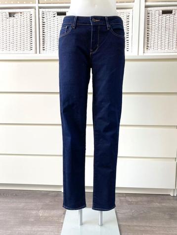 Levi spijkerbroek 711 skinny donker blauw W29 L30 