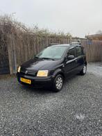 Fiat Panda 1.2 2010 Zwart airco nieuwe apk, Stof, 4 cilinders, Metallic lak, Zwart