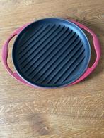 Le Creuset grilpan, Gebruikt, Ophalen of Verzenden