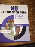 Nu Pedagogisch Werk Pedagogiek, Ophalen of Verzenden, Zo goed als nieuw, Noordhoff Uitgevers, MBO