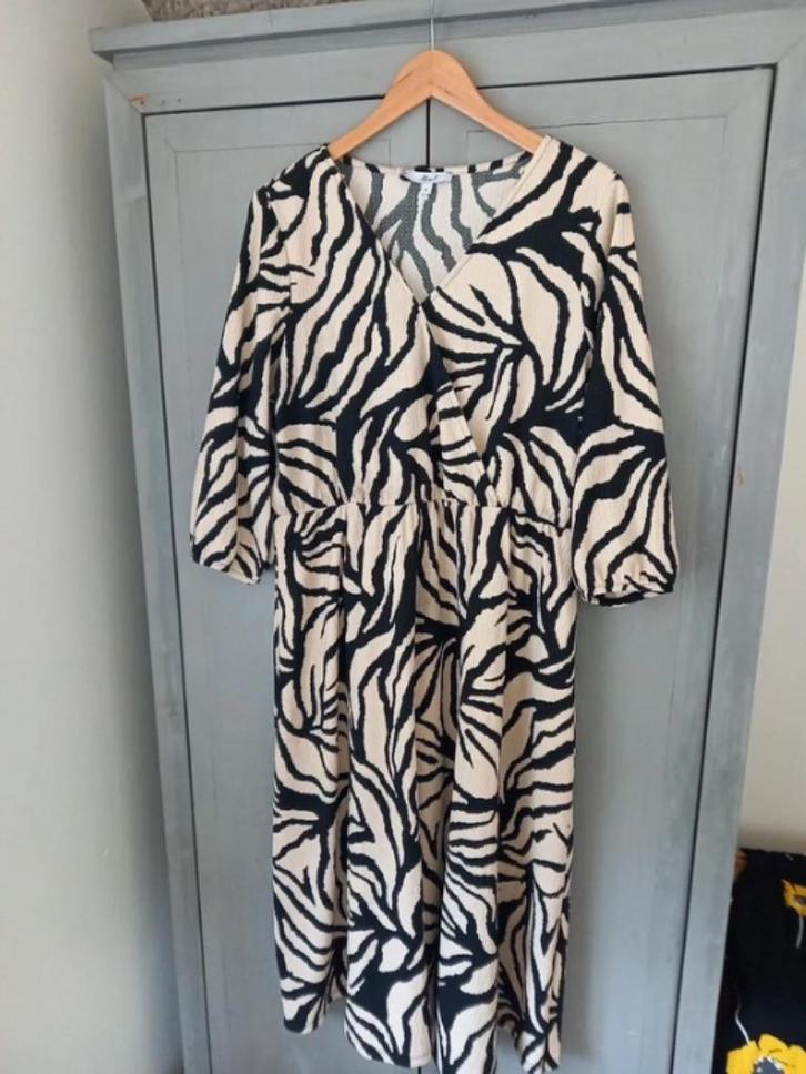 Miss E jurk 42, Kleding | Dames, Jurken, Zo goed als nieuw, Maat 42/44 (L), Blauw, Ophalen of Verzenden