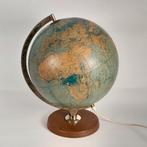 Scan Globe Denemarken 1970 - vintage wereldbol met papier, Huis en Inrichting, Woonaccessoires | Wereldbollen, Ophalen of Verzenden