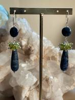 Dumortieriet , Peridot oorbellen 925 Sterling Zilver, Sieraden, Tassen en Uiterlijk, Edelstenen, Ophalen of Verzenden, Nieuw