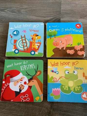 4 geluidenboekjes baby/peuter beschikbaar voor biedingen