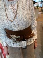 Exclusieve riem bruin dubbel lengte 211 cm Ermanno Scervino, Kleding | Dames, Riemen en Ceinturen, Echt leder, Nieuw, Tailleriem