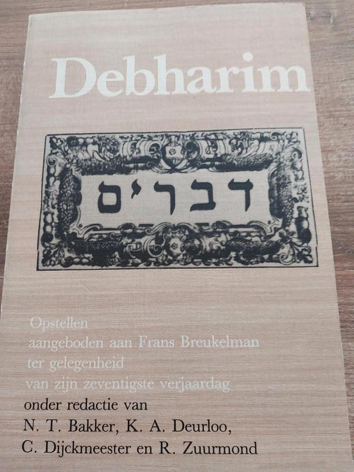 Debharim - Opstellen voor Frans Breukelman, Boeken, Godsdienst en Theologie, Gelezen, Christendom | Katholiek, Christendom | Protestants