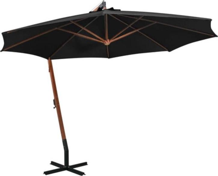 vidaXL - Zweefparasol 3,5x2,9m massief / nieuw met schade, Tuin en Terras, Parasols, Nieuw, Zweefparasol, 3 tot 4 meter, Verstelbaar
