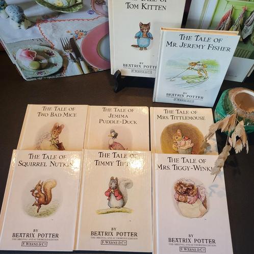 8 Engelse Beatrix Potter boekjes. The tale of.., Boeken, Sprookjes en Fabels, Gelezen, Ophalen of Verzenden
