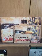 GUINNESS BEER - 98 - DARTS 3 VERSCHILLENDE GROOTTES., Verzamelen, Biermerken, Ophalen, Nieuw, Reclamebord, Plaat of Schild, Overige merken