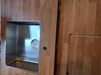 IKEA L-VORMIGE WERKBLADEN MET VRESJÖN SPOELBAK, Huis en Inrichting, Ophalen, Overige kleuren, 50 tot 100 cm, Zo goed als nieuw