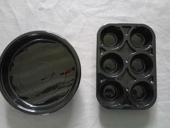 Plastic Baktrays - Muffins & Taart, Hobby en Vrije tijd, Taarten en Cupcakes maken, Zo goed als nieuw, Bakvorm, Taarten of Cupcakes