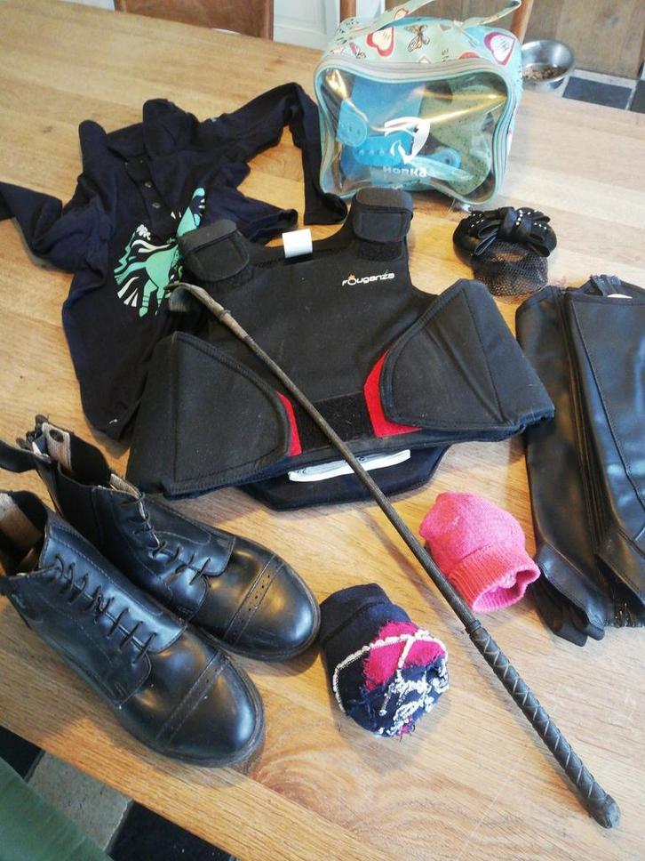 Startpakket paardrijden vanaf 8 jaar, Dieren en Toebehoren, Paardrijkleding, Gebruikt, Schoeisel, Overige soorten, Ophalen of Verzenden