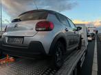 Citroen C3 uit 2018 1.2 benzine slechts 26.000KM! Klapband, Ophalen, Zilver of Grijs, Benzine