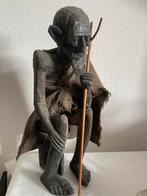 Afrikaans Houtsnijwerk Medicijnman Ghana, Antiek en Kunst, Ophalen of Verzenden