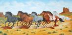 Paarden schilderij, Ophalen