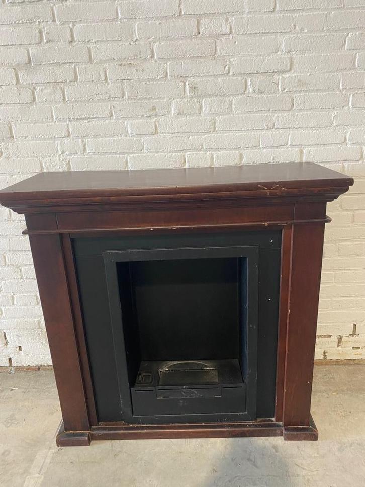 Houten Schouw met inzet, Huis en Inrichting, Haarden, Gebruikt, Gelhaard, Ophalen