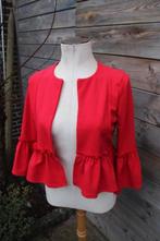 Jasje rood Girls on film mt 36 Vaste prijs, Kleding | Dames, Jasjes, Kostuums en Pakken, Zo goed als nieuw, Jasje, Maat 36 (S)