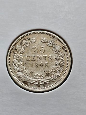 25 cent 1848 beschikbaar voor biedingen