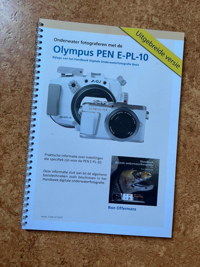 Bijlage fotograferen Olympus PEN E-PL-10 - Ron Offermans, Watersport en Boten, Duiken, Ophalen of Verzenden, Nieuw, Onderwaterhuis of Camera