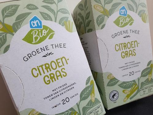 Biologische Groene Thee - Citroengras - 2 pakjes, Diversen, Levensmiddelen, Verzenden