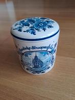 Stroopwafel pot Delft Blue, Ophalen of Verzenden
