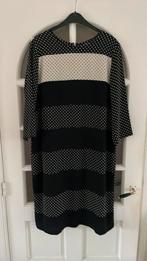 Jurk zwart en beige Summum maat 42, Zwart, Maat 42/44 (L), Ophalen of Verzenden, Zo goed als nieuw