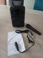 Brainz karaoke boombox met microfoon nieuw, Ophalen of Verzenden, Nieuw, Complete set
