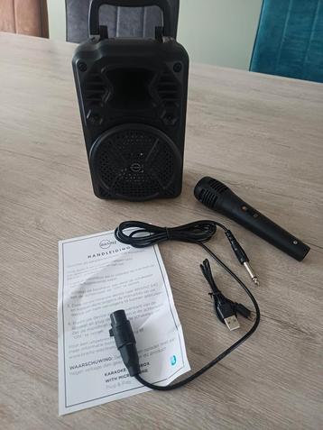 Brainz karaoke boombox met microfoon nieuw beschikbaar voor biedingen