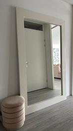 Grote witte spiegel 140x210 cm, Ophalen, Zo goed als nieuw, Rechthoekig