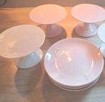High Tea Setje - Taartplateaus & Bordjes, Ophalen, Keramiek, Zo goed als nieuw, Bord(en)