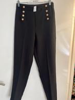 * nieuw * zwarte pantalon xl gouden knopen, Kleding | Dames, Broeken en Pantalons, Lulumary, Zwart, Maat 46/48 (XL) of groter