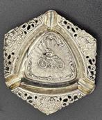 2 antieke verzilverde asbakken, Ophalen of Verzenden, Zilver